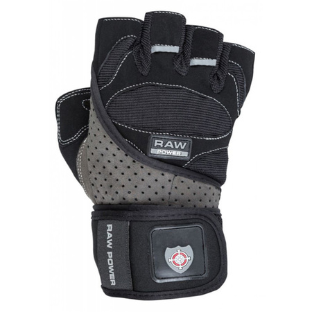 RĘKAWICZKI TRENINGOWE RAW POWER-BLACK GREY-S