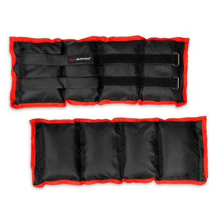 Obciążniki obciążenia na kostki i nadgarstki - Zestaw OB2 - 2 x 2 kg