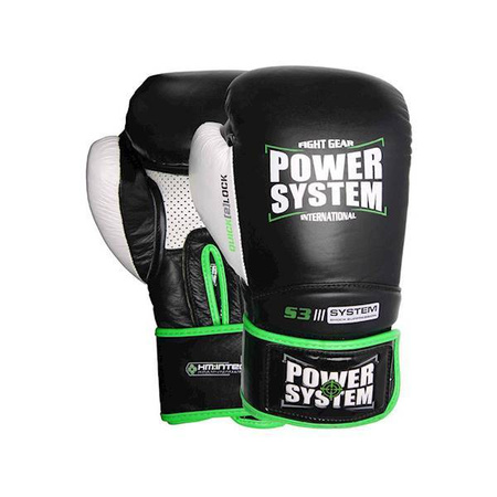 RĘKAWICE BOKSERSKIE-10OZ IMPACT EVO-BLACK POWER SYSTEM
