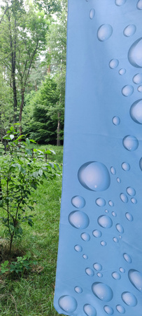 Ręcznik plażowy kąpielowy na plażę basen szybkoschnący z mikrofibry na wakacje 160X80 cm KROPELKI