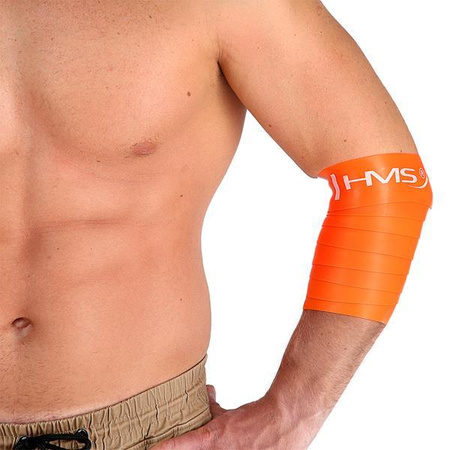 HMS FB02 orange 1.0 x 50 x 2080 mm floss band guma do ćwiczeń 