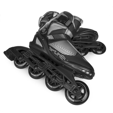 ROLKI REKREACYJNE MOCNE FITNESS ABEC-7 REVO Łyżworolki 38 BK/GR