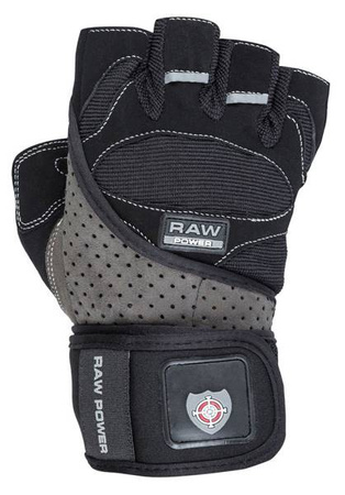 RĘKAWICZKI TRENINGOWE RAW POWER-BLACK GREY-S