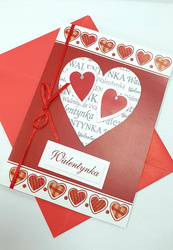 Walentynka  WB5V KARNET OKOLICZNOŚCIOWY 1szt