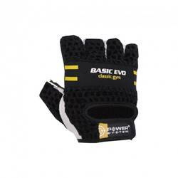 RĘKAWICZKI KULTURYSTYCZNE BASIC EVO-YELLOW-XXL POWER-SYSTEM
