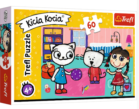 Puzzle 60 el. Kicia Kocia z przyjaciółmi Trefl 4+ 
