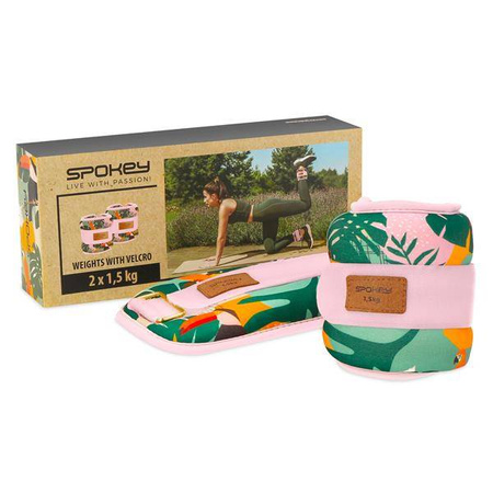 Obciążenia na kostki i nadgarstki Spokey HOME JUNGLE 2x 1,5 kg