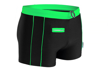 Męskie spodenki kąpielowe KĄPIELÓWKI bokserki na basen z kieszonką