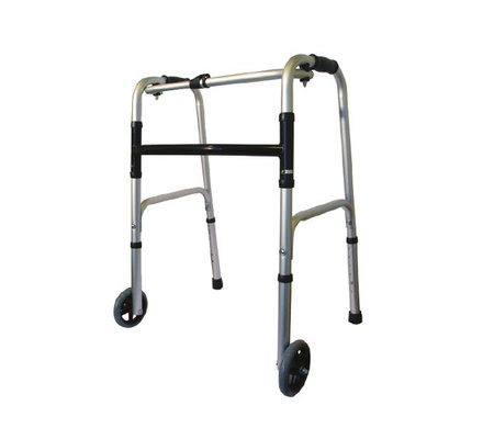 AR-003 Balkonik aluminiowy składany, dwukołowy – koła 5″