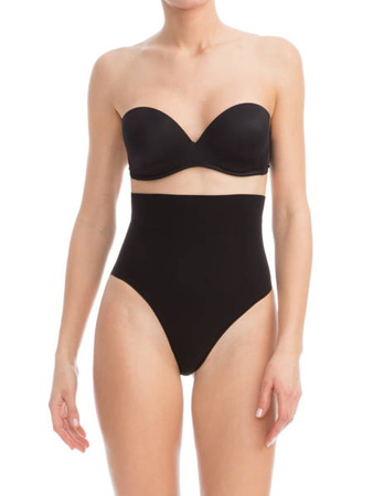 Wyszczuplające i modelujące  majtki -  figi z chłodzącym włóknem BREEZE FarmaCell BLACK L/XL