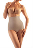 Wyszczuplające i modelujące  majtki -  figi z wysokim stanem z mikrofibry, Art. 601 NUDE XL