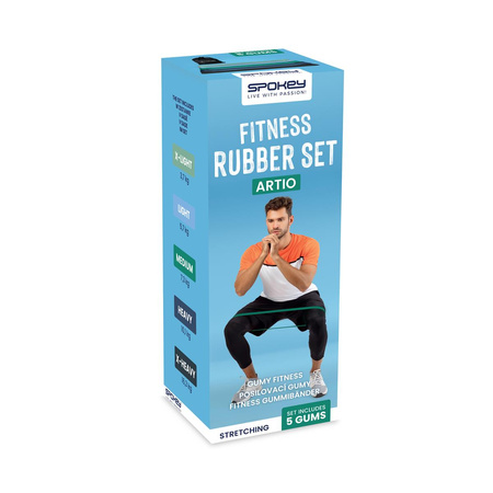 Zestaw gum fitness (5 szt.) Spokey ARTIO