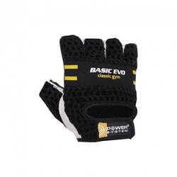 RĘKAWICZKI KULTURYSTYCZNE BASIC EVO-YELLOW-M POWER-SYSTEM