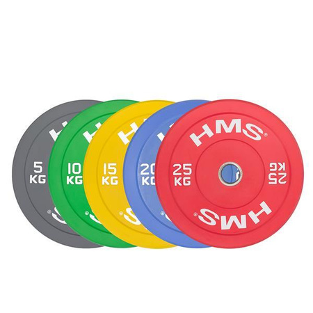 HMS CBR05 Gray Talerz Olimpijski Bumper 5 Kg 