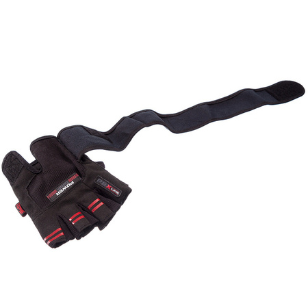 Rękawiczki rękawice do ćwiczeń na siłownię POWER GRIP 2800 CZERWONE