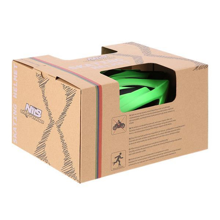 MTW202 ZIELONO-CZARNY ROZM. M (53-58CM) KASK NILS EXTEREME