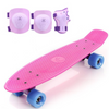 Meteor deskorolka fiszka pennyboard  + ROZM. M ZESTAW OCHRANIACZY NILS FIOLETOWE