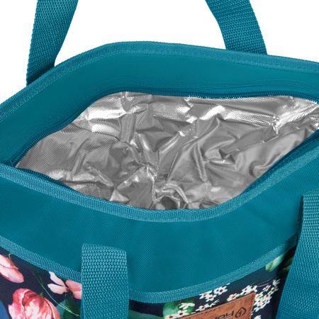 Torba torebka termiczna PLAŻOWA NA PIKNIK NA PLAŻĘ  z aluminiowym wkładem