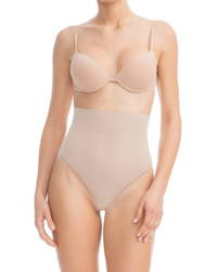 Wyszczuplające i modelujące  majtki -  figi z chłodzącym włóknem BREEZE FarmaCell NUDE S/M