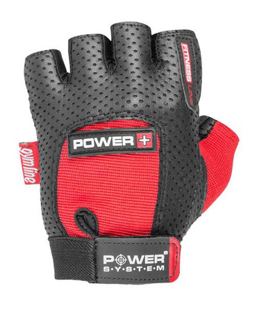 RĘKAWICZKI TRENINGOWE POWER PLUS-RED-XXL POWER-SYSTEM