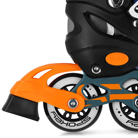 Spokey Łyżworolki TONY rolki regulowane rekreacyjne fitness