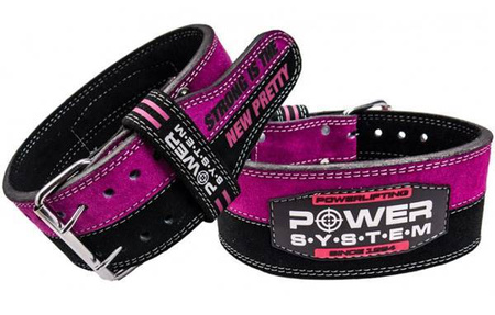 POWER-SYSTEM PAS KULTURYSTYCZNY NA SIŁOWNIĘ DO ĆWICZEŃ STRONG FEMME - PINK-XS