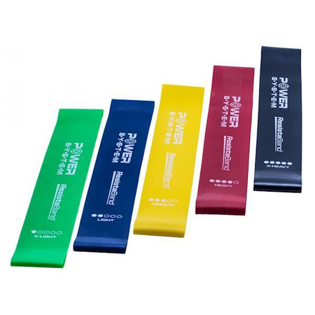 ZESTAW GUM OPOROWYCH RESISTA BAND SET POWER-SYSTEM