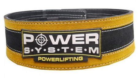 POWER-SYSTEM PAS DO ĆWICZEŃ NA SIŁOWNIĘ KULTURYSTYCZNY SKÓRA  STRONGLIFT-RED-S/M