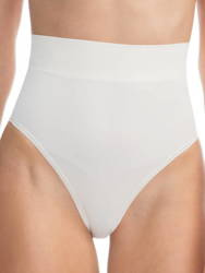 Wyszczuplające i modelujące  majtki -  figi z chłodzącym włóknem BREEZE FarmaCell IVORY XXL