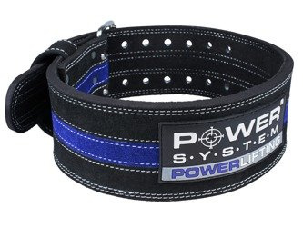 Pas skórzany na siłownię PS 3800 M niebieski Power System