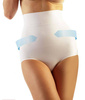 Wyszczuplające i modelujące majtki - figi z wysokim stanem z mikrofibry, Art. 601 WHITE XXL
