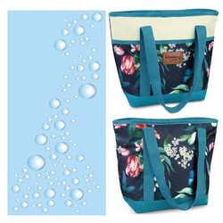 Torba termiczna z izolacją na plażę i ręcznik szybkoschnący plażowy rosa