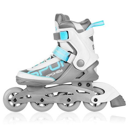 ROLKI REKREACYJNE FITNESS mocne WYTRZYMAŁE ABEC-9 r. 37 + ręcznik szybkoschnący