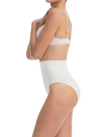 Wyszczuplające i modelujące  majtki -  figi z chłodzącym włóknem BREEZE FarmaCell IVORY XXL