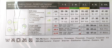 Podkolanówki przeciwzakrzepowe 1 klasa ucisku 18-23 mmHg RelaxSan Medicale AntiEmbolism  M0350A BEŻOWE roz. 3 -L