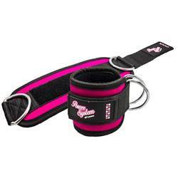 OPASKI NA KOSTKĘ DO WYCIĄGU POWER-SYSTEM ANKLE STRAPS GYM BABE-PINK