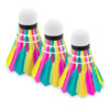 Lotki piórkowe do badmintona Spokey AIR PRO COLOR - zestaw 3 sztuk
