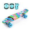 Deskorolka fiszka pennyboard  METEOR + NIEBIESKI ROZM. M ZESTAW OCHRANIACZY NILS