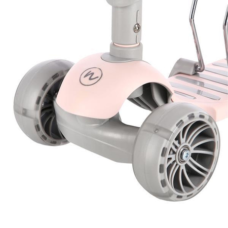  2W1 PINK HULAJNOGA DZIECIĘCA  TRÓJKOŁOWA NILS FUN