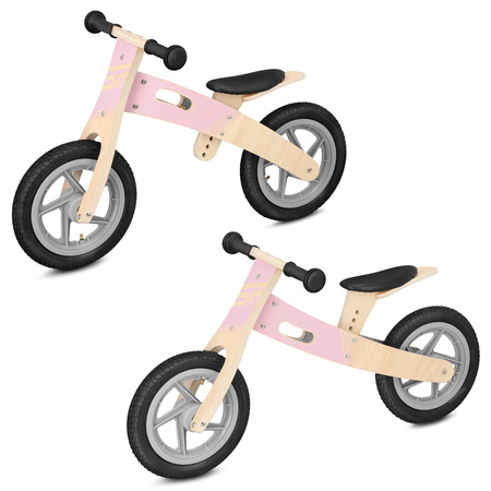 Rowerek biegowy drewniany Spokey WOO-RIDE DUO lekki z regulacją