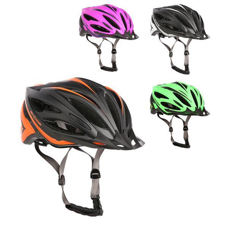 MTW202 ZIELONO-CZARNY ROZM. M (53-58CM) KASK NILS EXTEREME