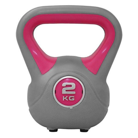KETTLEBELL HANTLA WINYLOWA 2 KG SPORTVIDA