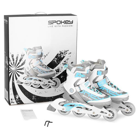 ROLKI REKREACYJNE FITNESS mocne WYTRZYMAŁE ABEC-9 r. 37 + ręcznik szybkoschnący