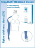 Rękaw uciskowy bez dłoni z pasem 2 Klasa Kompresji 23-32 mmHg RelaxSan Medicale Classic M2440 roz.2- M