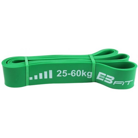 guma oporowa treningowa taśma crossfit power band EB FIT 25-60 KG ZIELONA