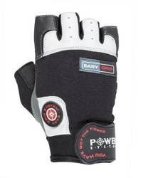 RĘKAWICZKI TRENINGOWE EASY GRIP-WHITE BLACK-XS POWER-SYSTEM