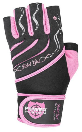 RĘKAWICZKI TRENINGOWE REBEL GIRL-PINK-L POWER-SYSTEM 