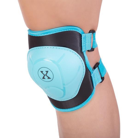 Ochraniacze kolana łokcie nadgarstki H704 NIEBIESKI ROZM. L ZESTAW OCHRANIACZY NILS EXTREME