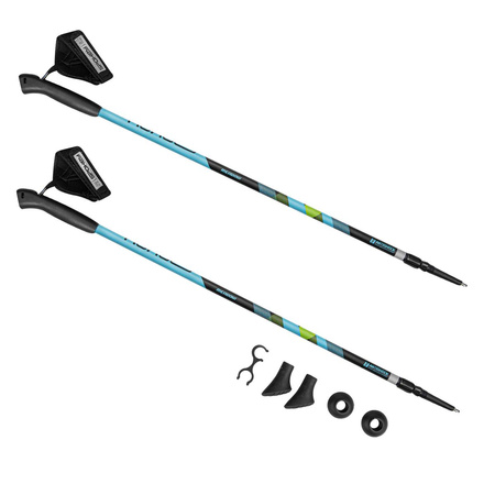 Spokey MEADOW, kijki kije Nordic Walking 105-135 cm regulowane