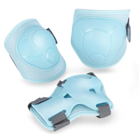 Spokey zestaw ochraniacze dziecięce na kolana, łokcie, nadgarstki BUFFER M